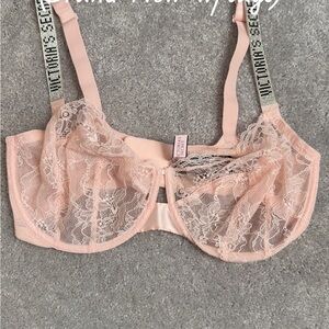 Victoria's Secret Blush Lace Bra